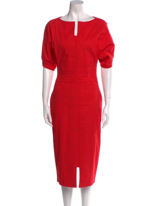 BGL Linen Midi Length Dress