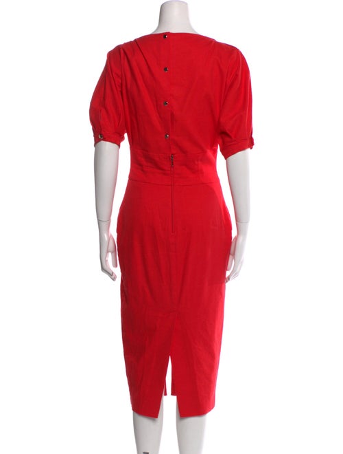 BGL Linen Midi Length Dress