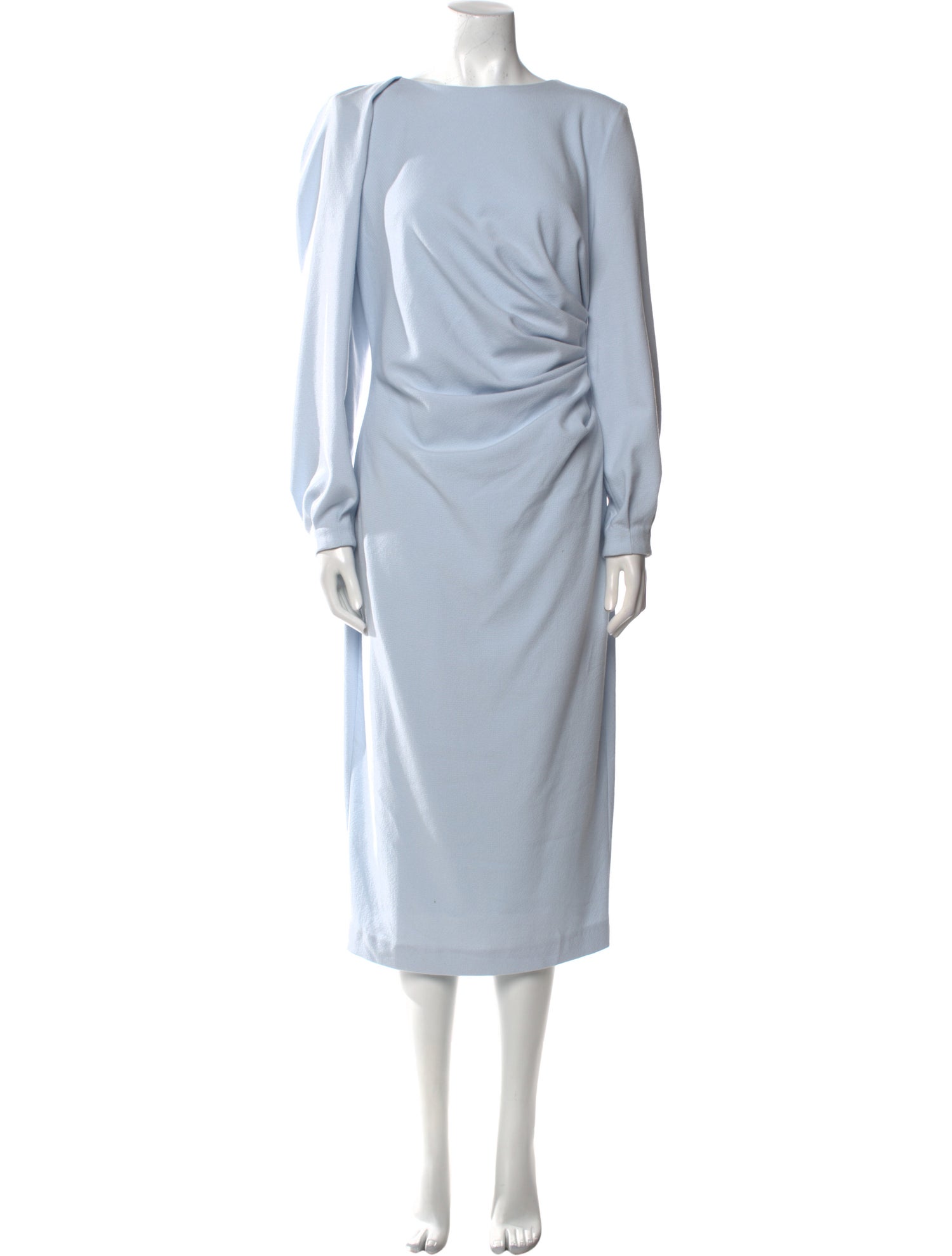 BGL Bateau Neckline Midi Length Dress