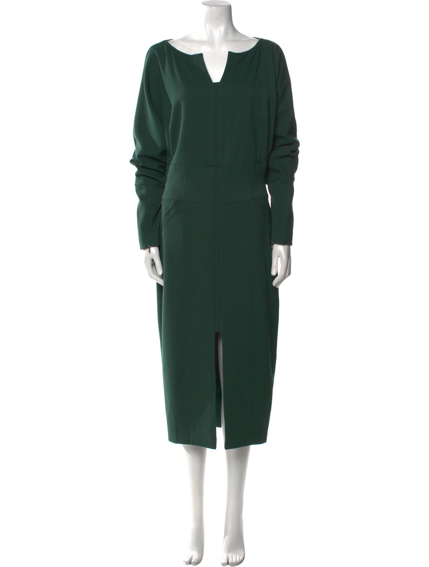 BGL V-Neck Midi Length Dress