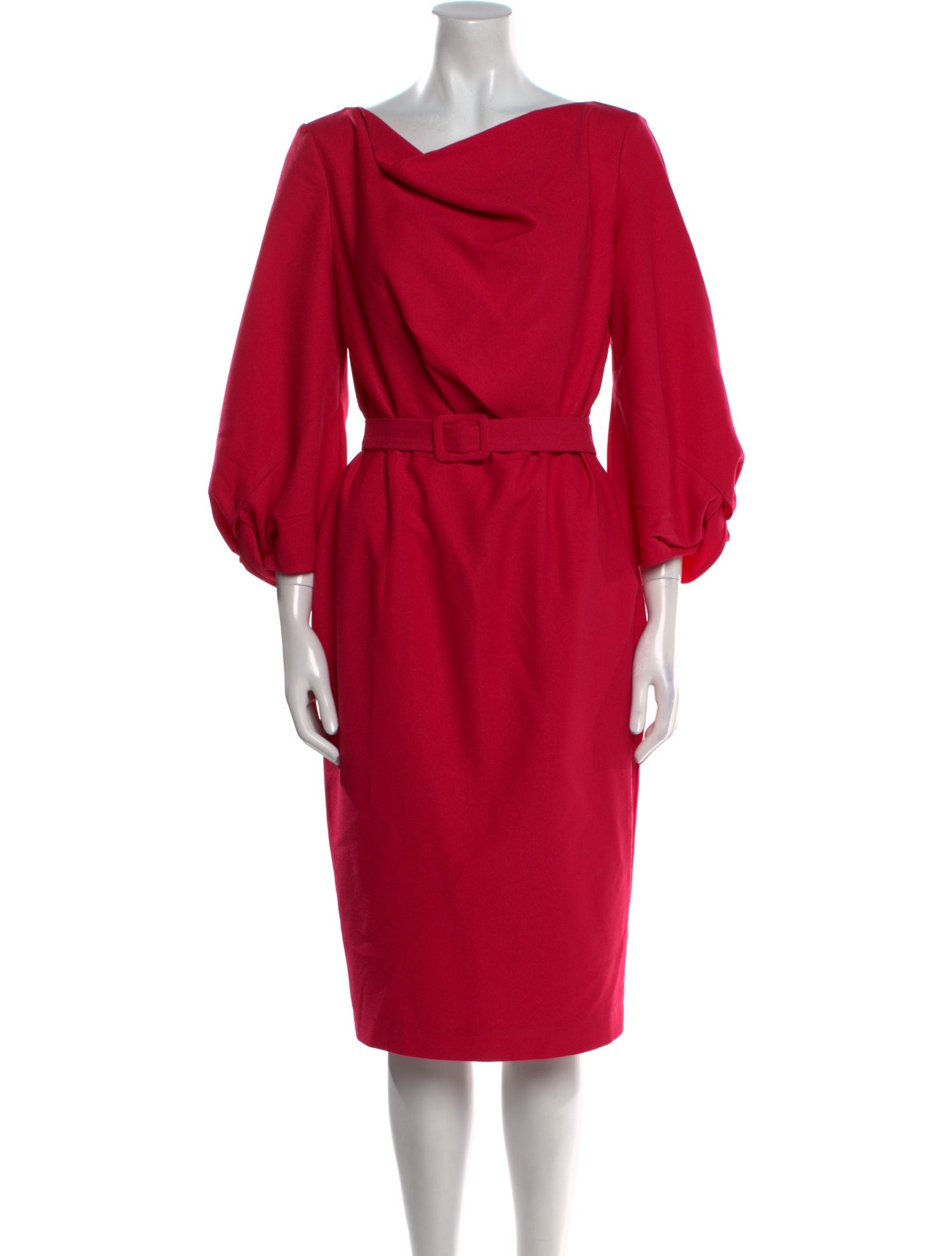 BGL Cowl Neck Midi Length Dress