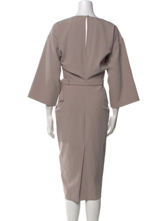 BGL V-Neck Midi Length Dress