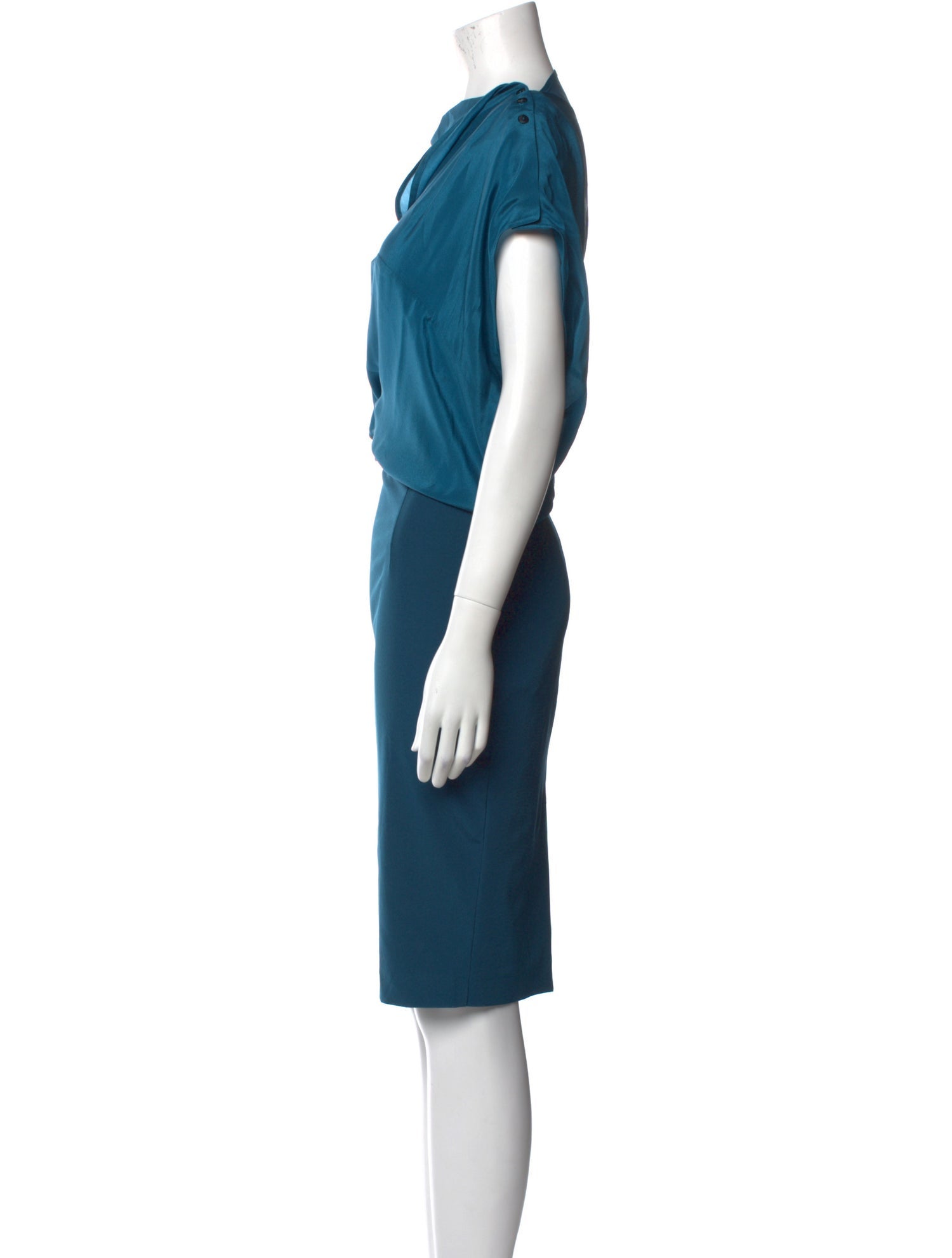 BGL Silk Knee-Length Dress