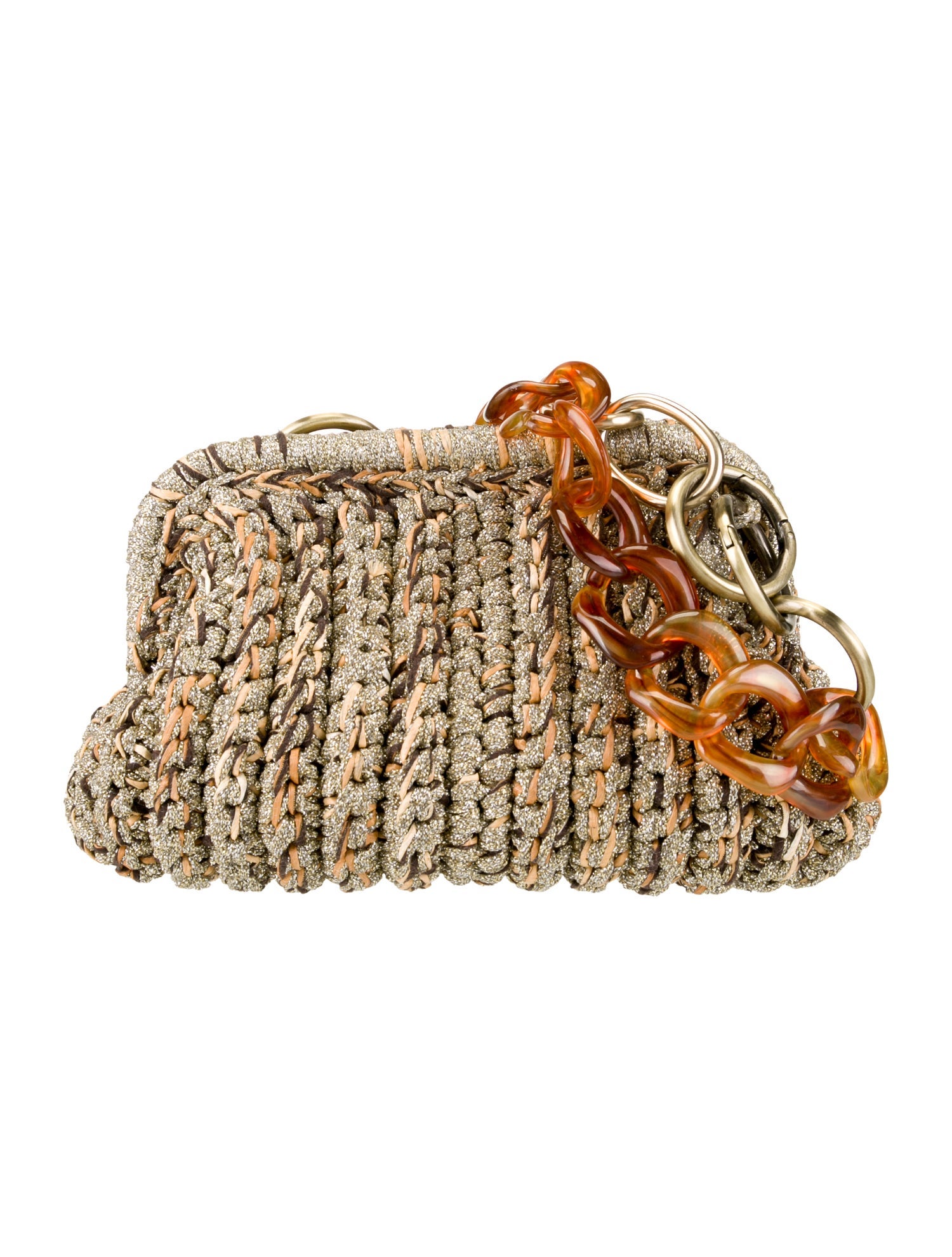 Lorenza Gandaglia Tweed Top Handle Bag