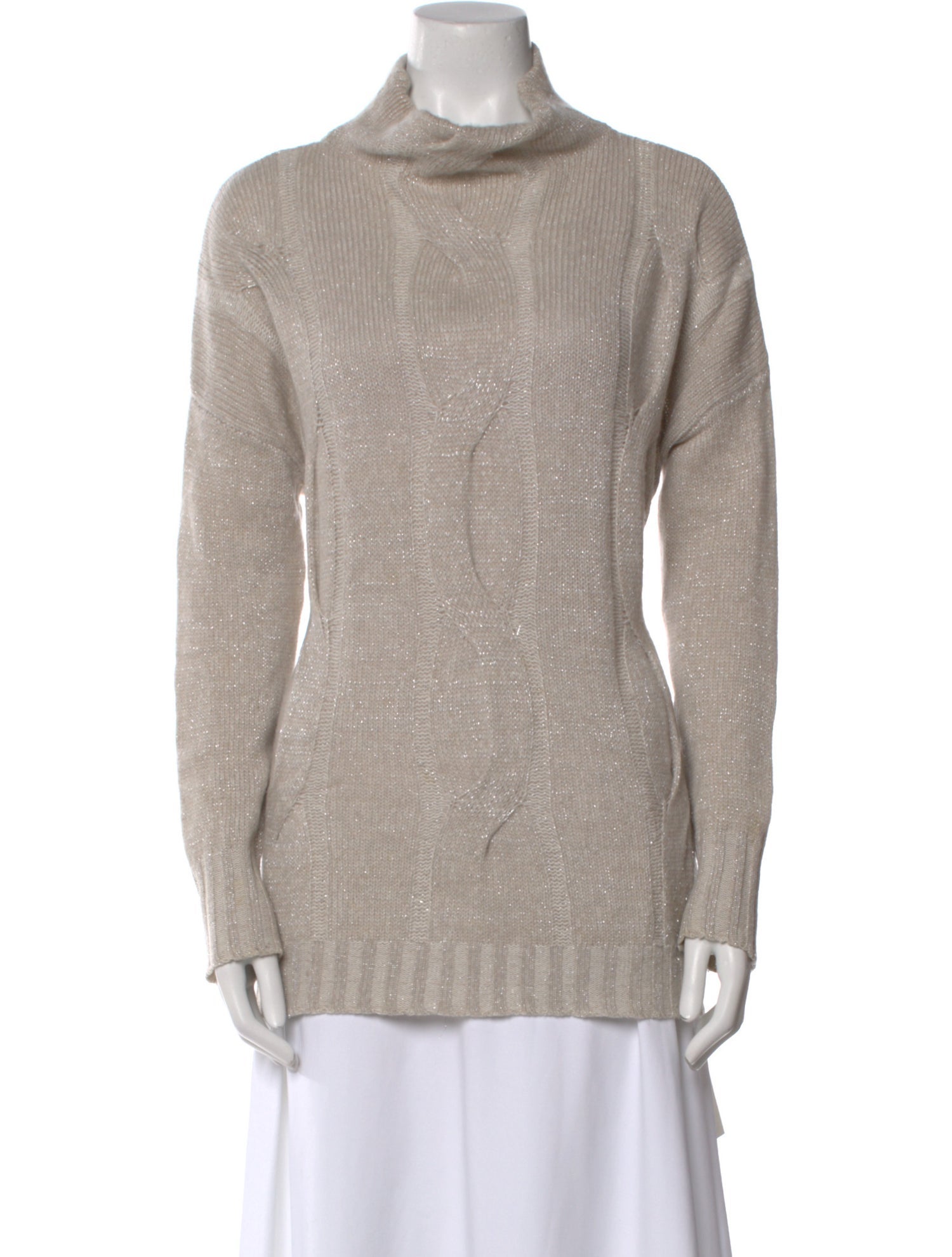 Lorenza Gandaglia Silk Turtleneck Sweater