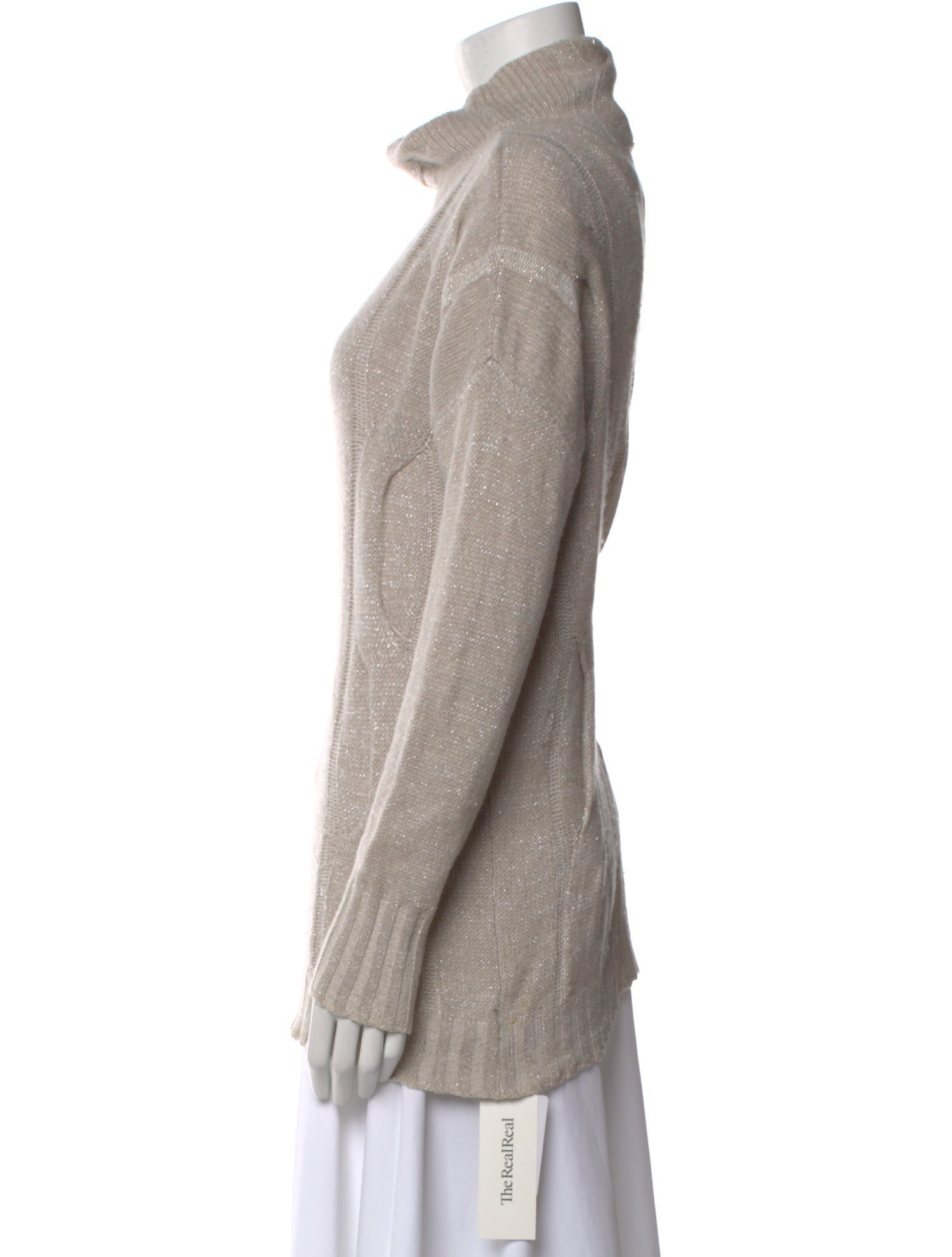 Lorenza Gandaglia Silk Turtleneck Sweater