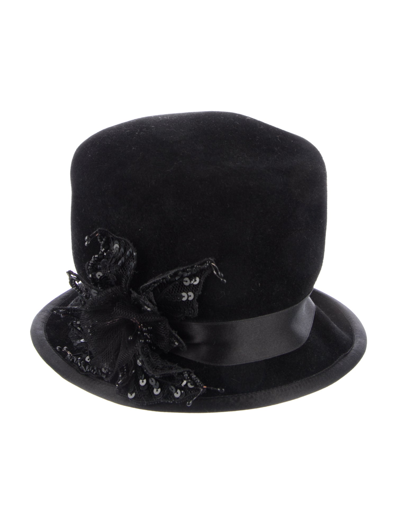 Louise Green black winter hat