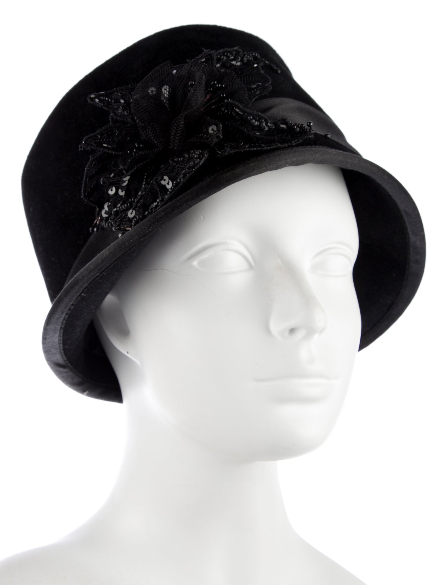 Louise Green black winter hat