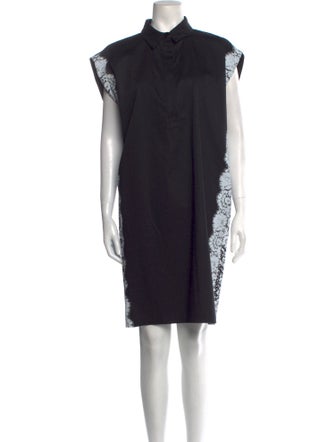 Love Moschino Mock Neck Knee-Length Dress