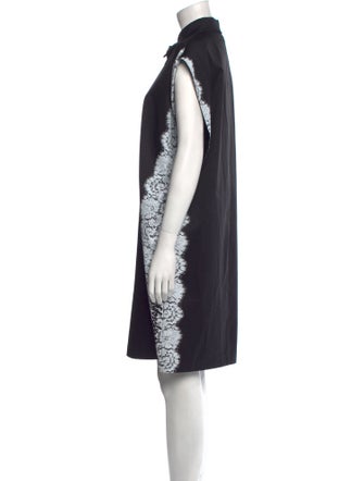 Love Moschino Mock Neck Knee-Length Dress