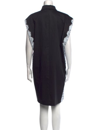 Love Moschino Mock Neck Knee-Length Dress