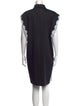 Love Moschino Mock Neck Knee-Length Dress