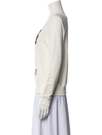 Love Moschino Graphic Print Scoop Neck Sweatshirt