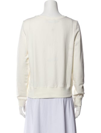 Love Moschino Graphic Print Scoop Neck Sweatshirt