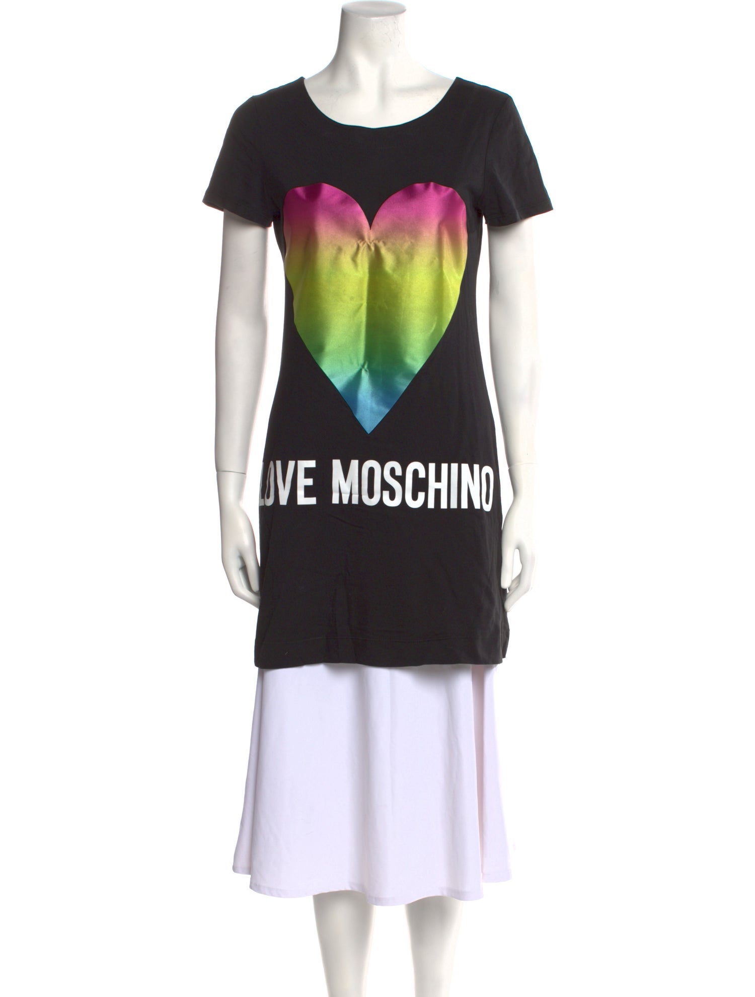 Love Moschino Graphic Print Mini Dress