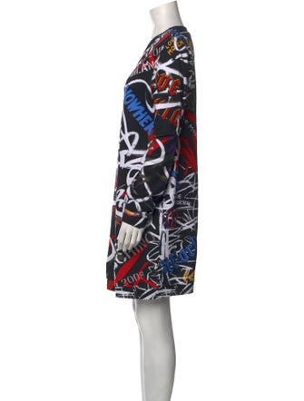 Love Moschino Printed Mini Dress