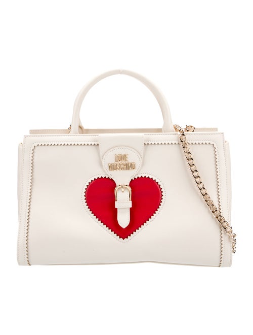 Love Moschino Leather Top Handle Bag