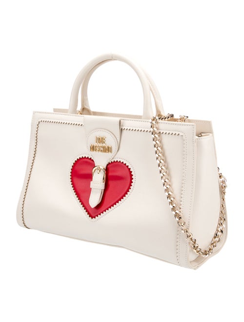 Love Moschino Leather Top Handle Bag