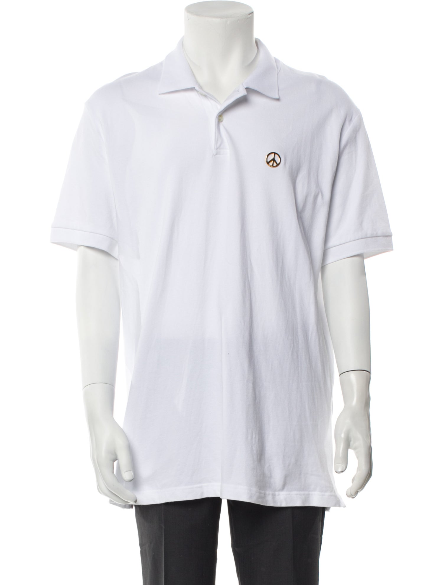 Love Moschino Collar Short Sleeve Polo Shirt
