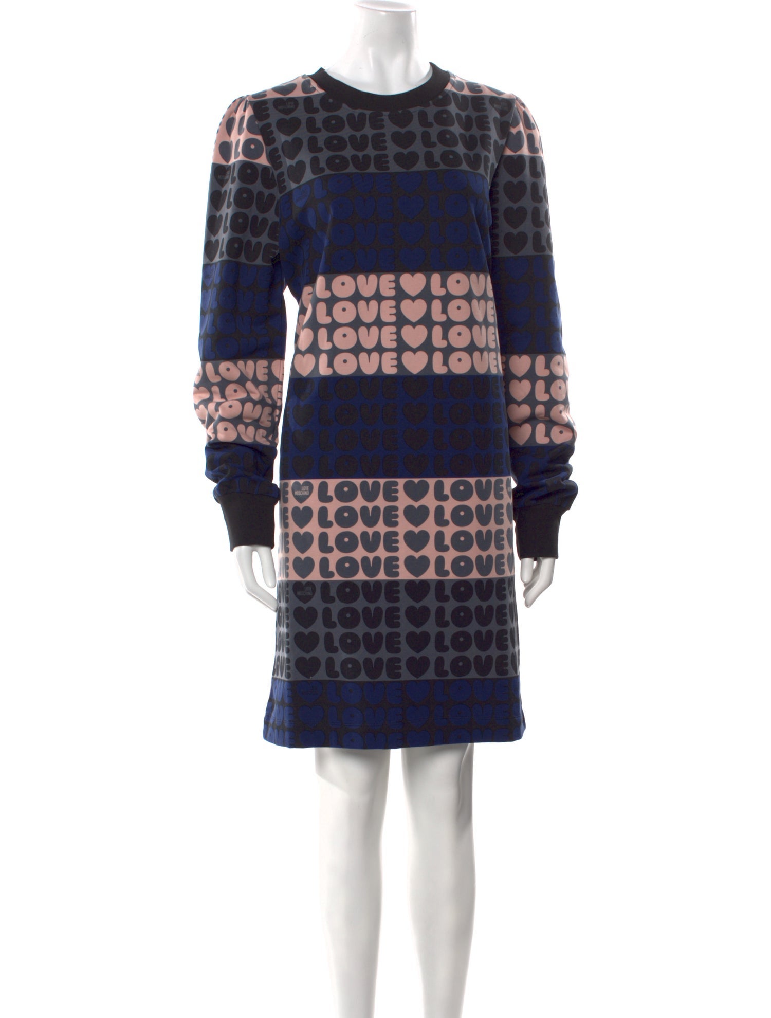 Love Moschino Printed Knee-Length Dress