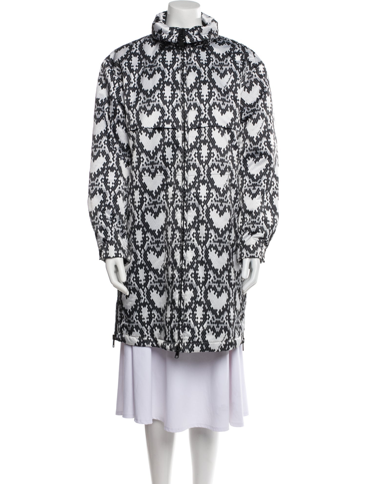 Love Moschino Printed Parka w/ Tags