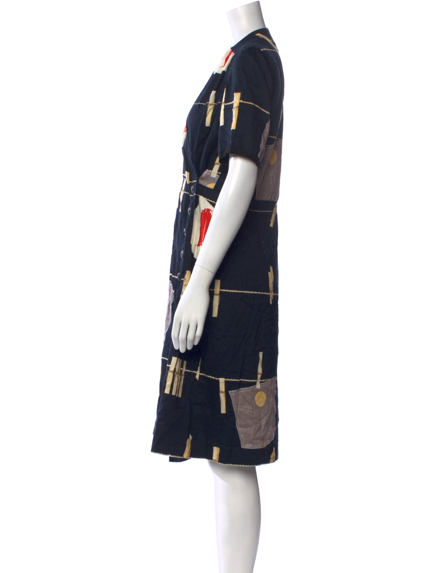 Love Moschino Printed Knee-Length Dress