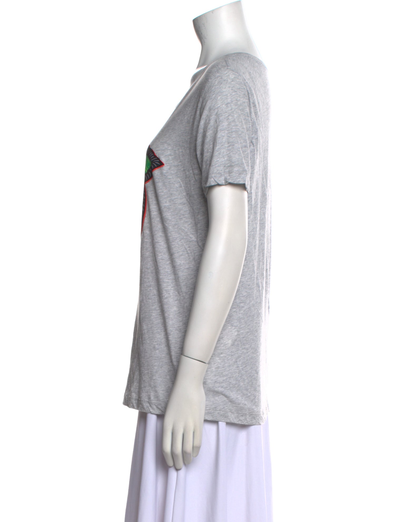 Love Moschino Graphic Print Crew Neck T-Shirt