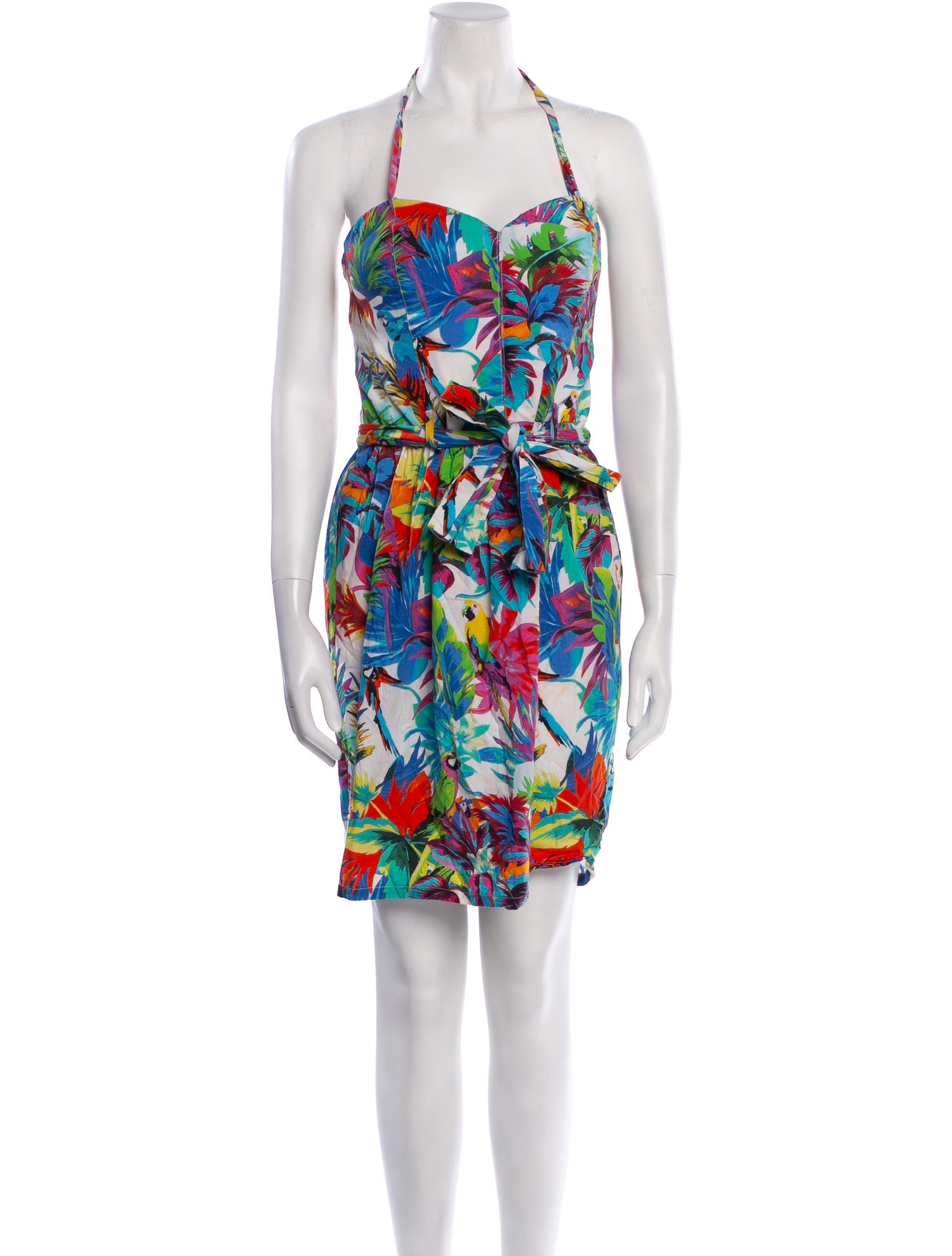 Love Moschino Printed Knee-Length Dress