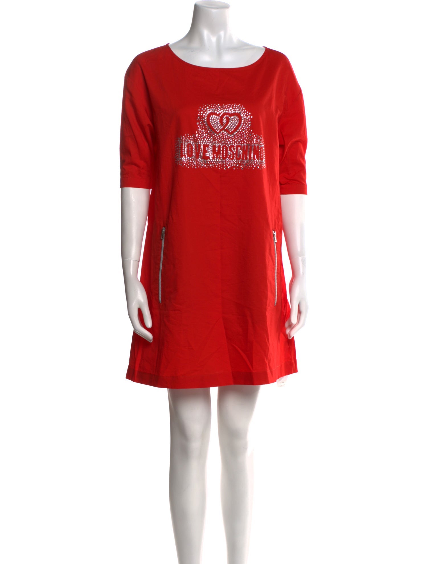 Love Moschino Graphic Print Mini Dress