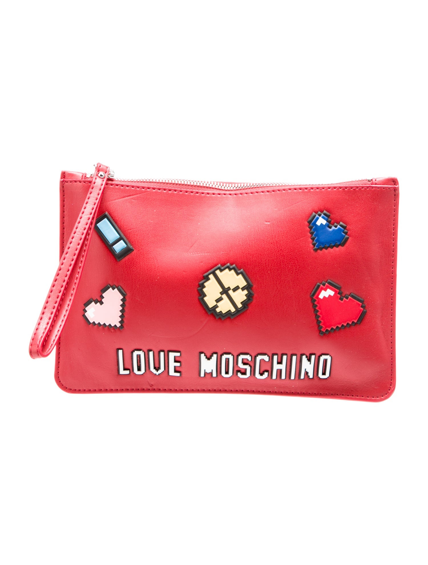 Love Moschino Leather Clutch