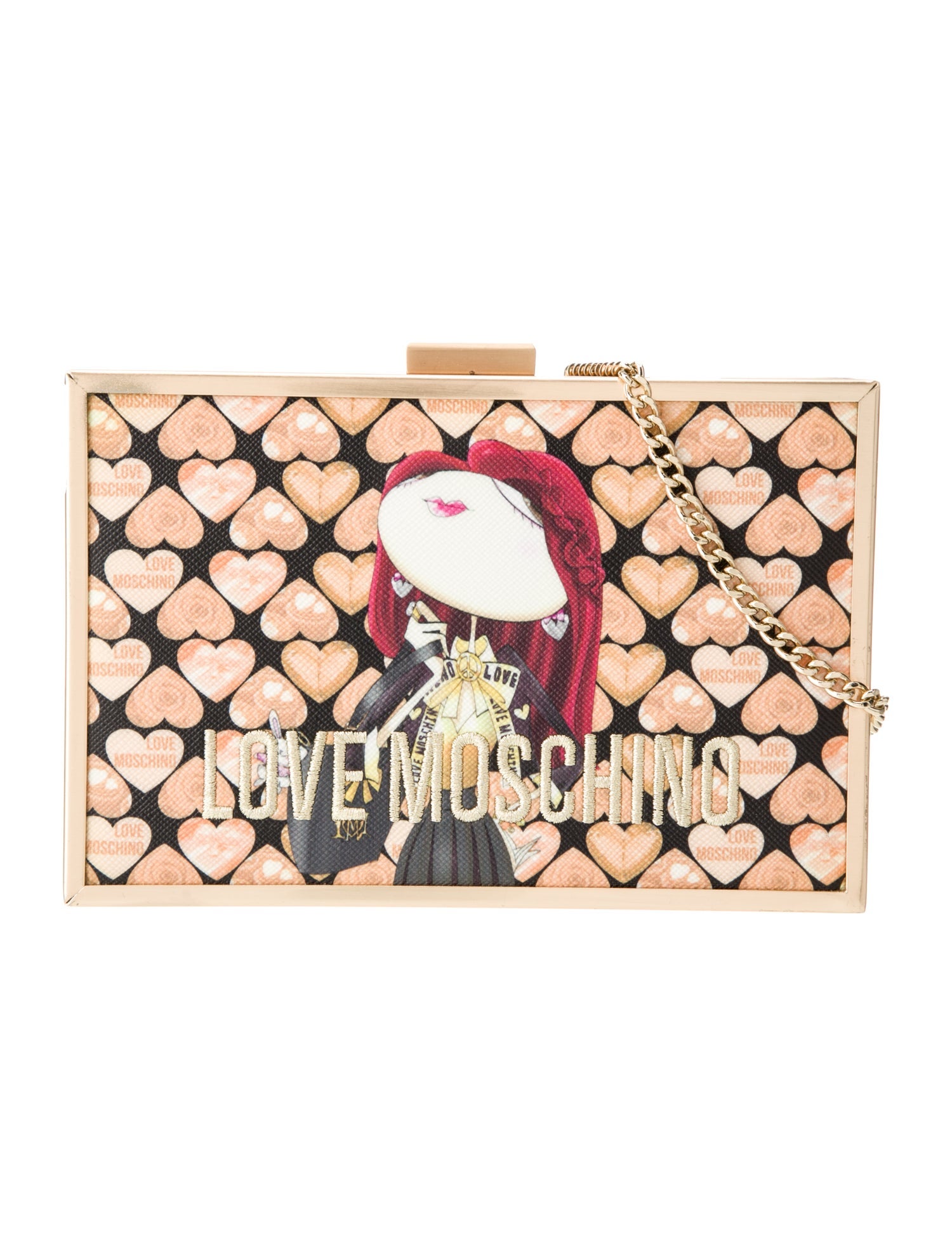Love Moschino Metal Minaudière