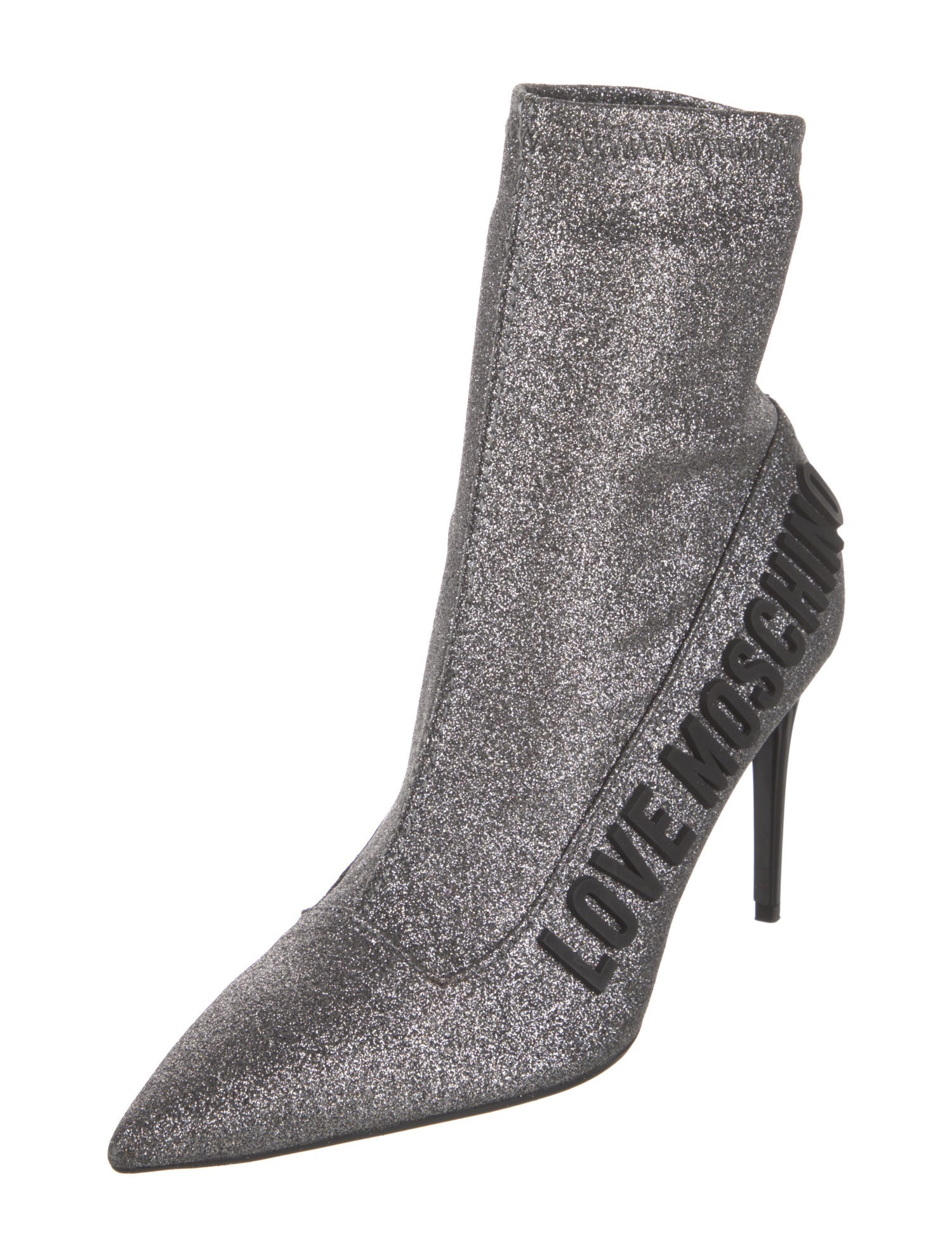 Love Moschino Glitter Sock Boots