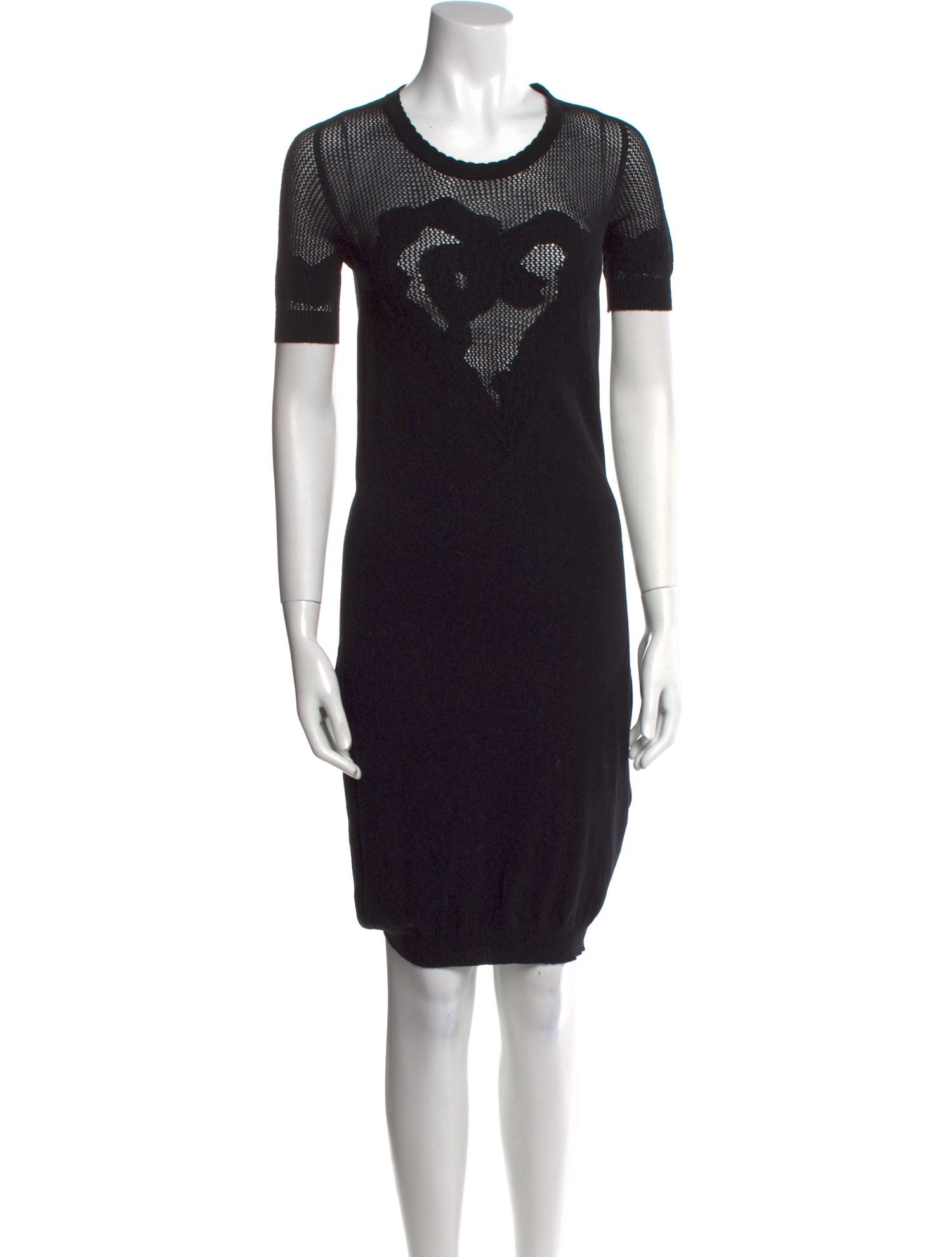 Love Moschino Scoop Neck Knee-Length Dress