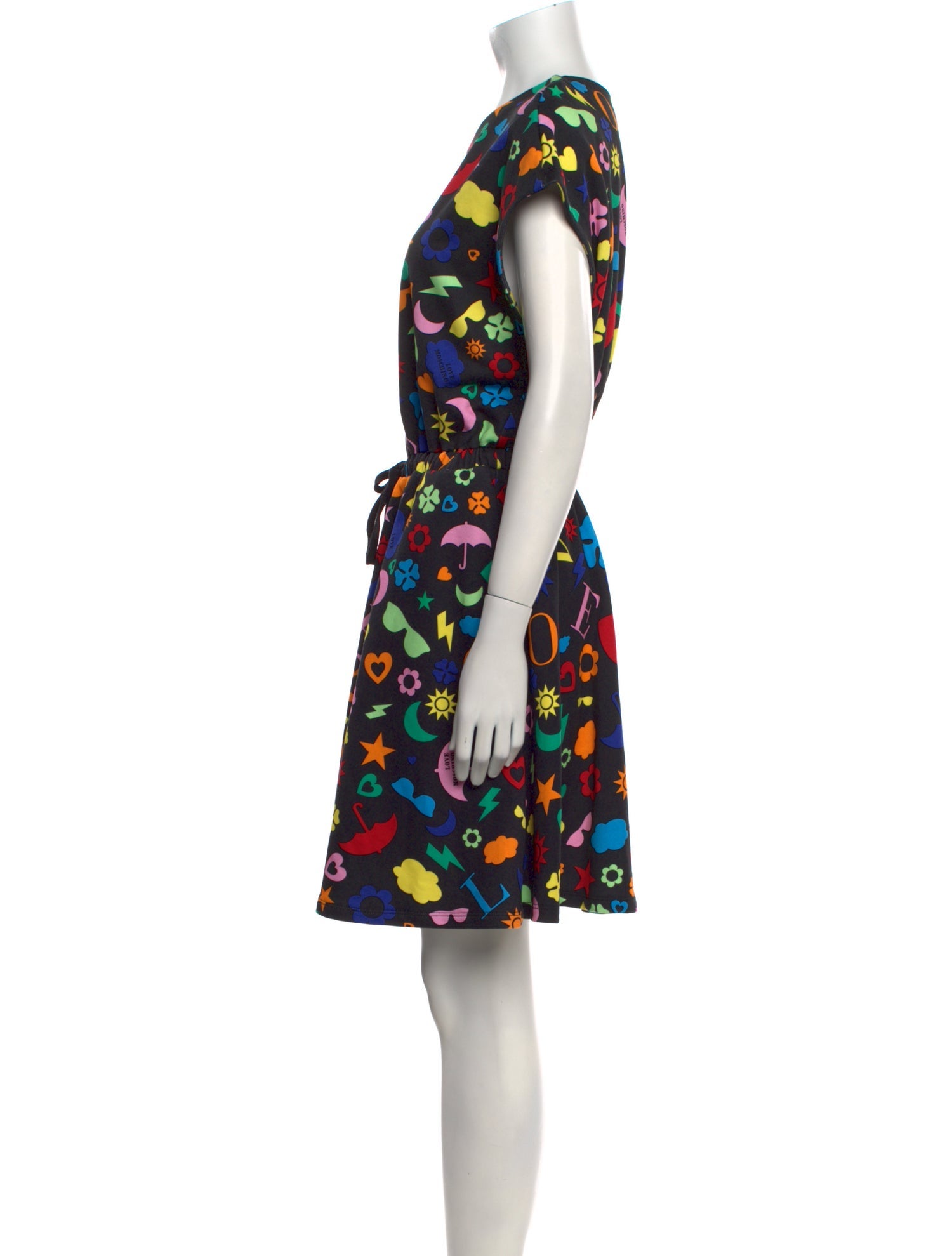 Love Moschino Printed Knee-Length Dress