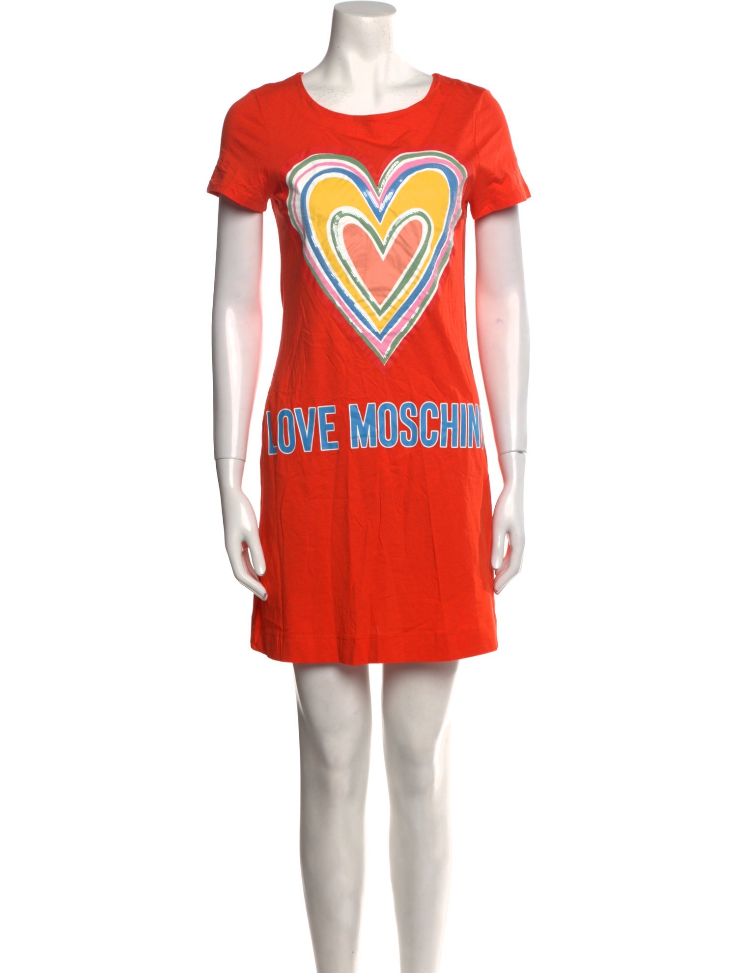 Love Moschino Printed Mini Dress w/ Tags