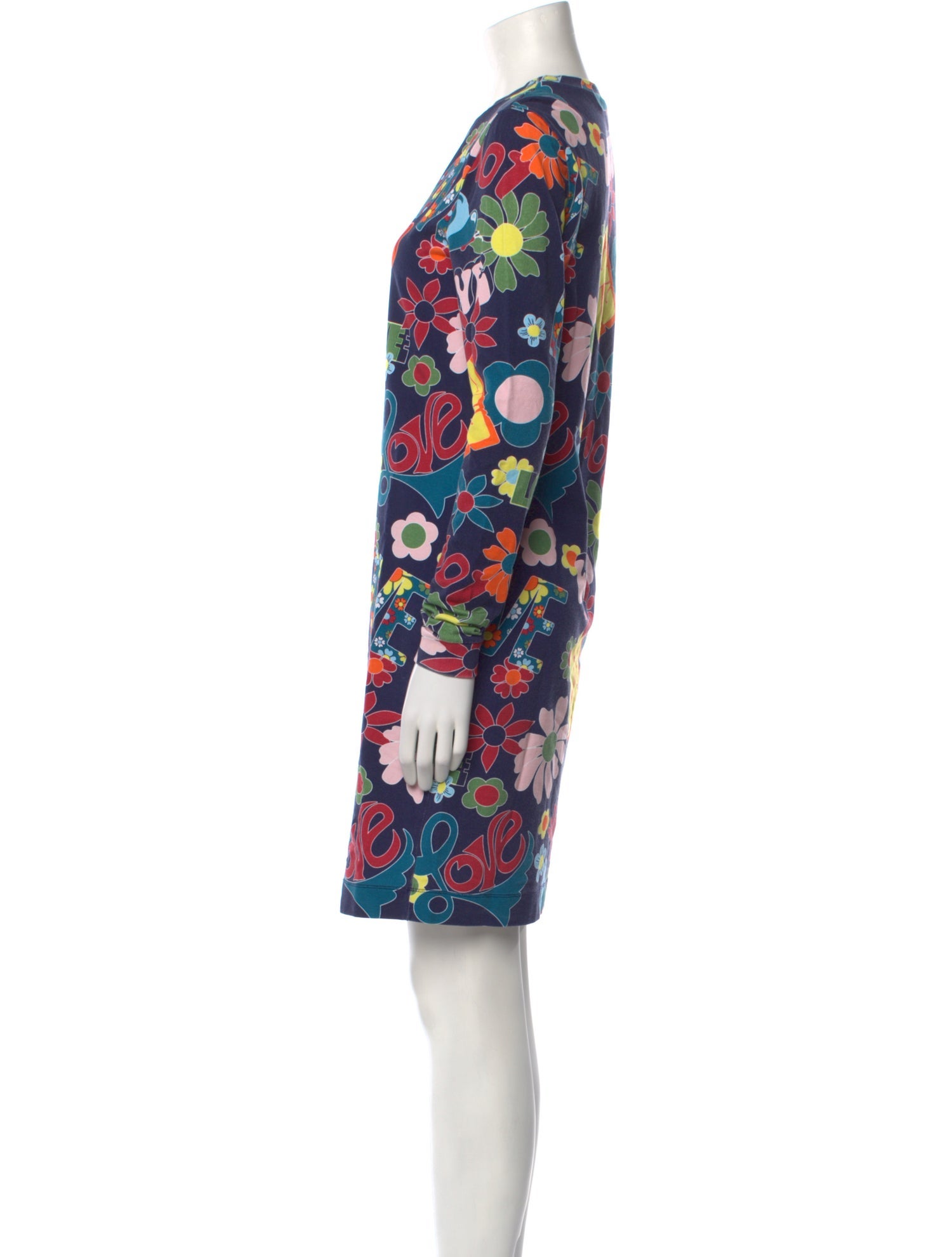 Love Moschino Printed Mini Dress