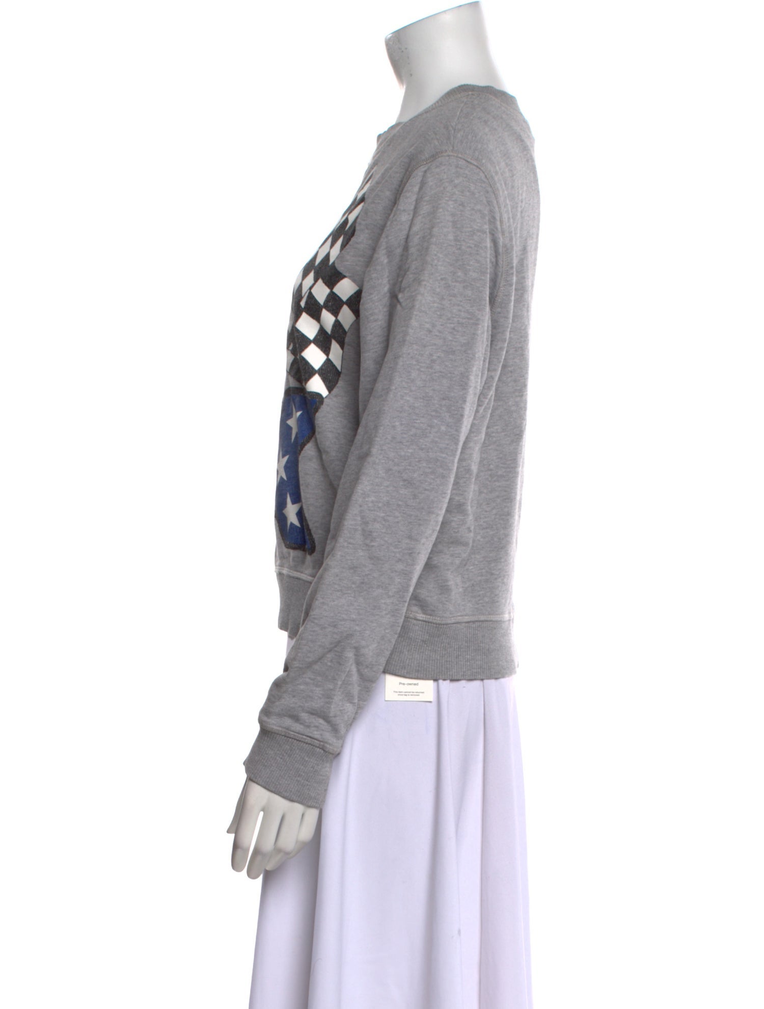 Love Moschino Graphic Print Crew Neck Sweater