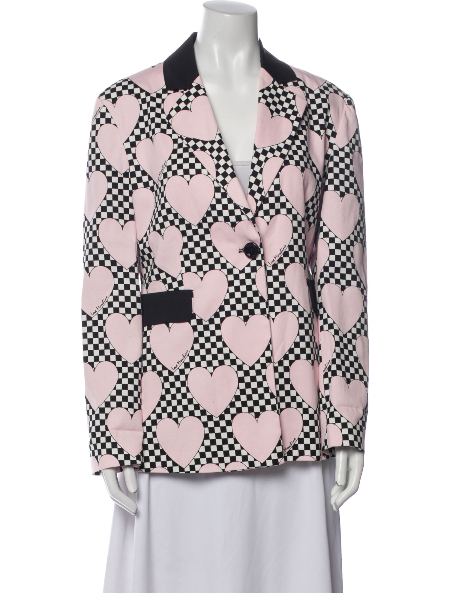 Love Moschino Printed Blazer