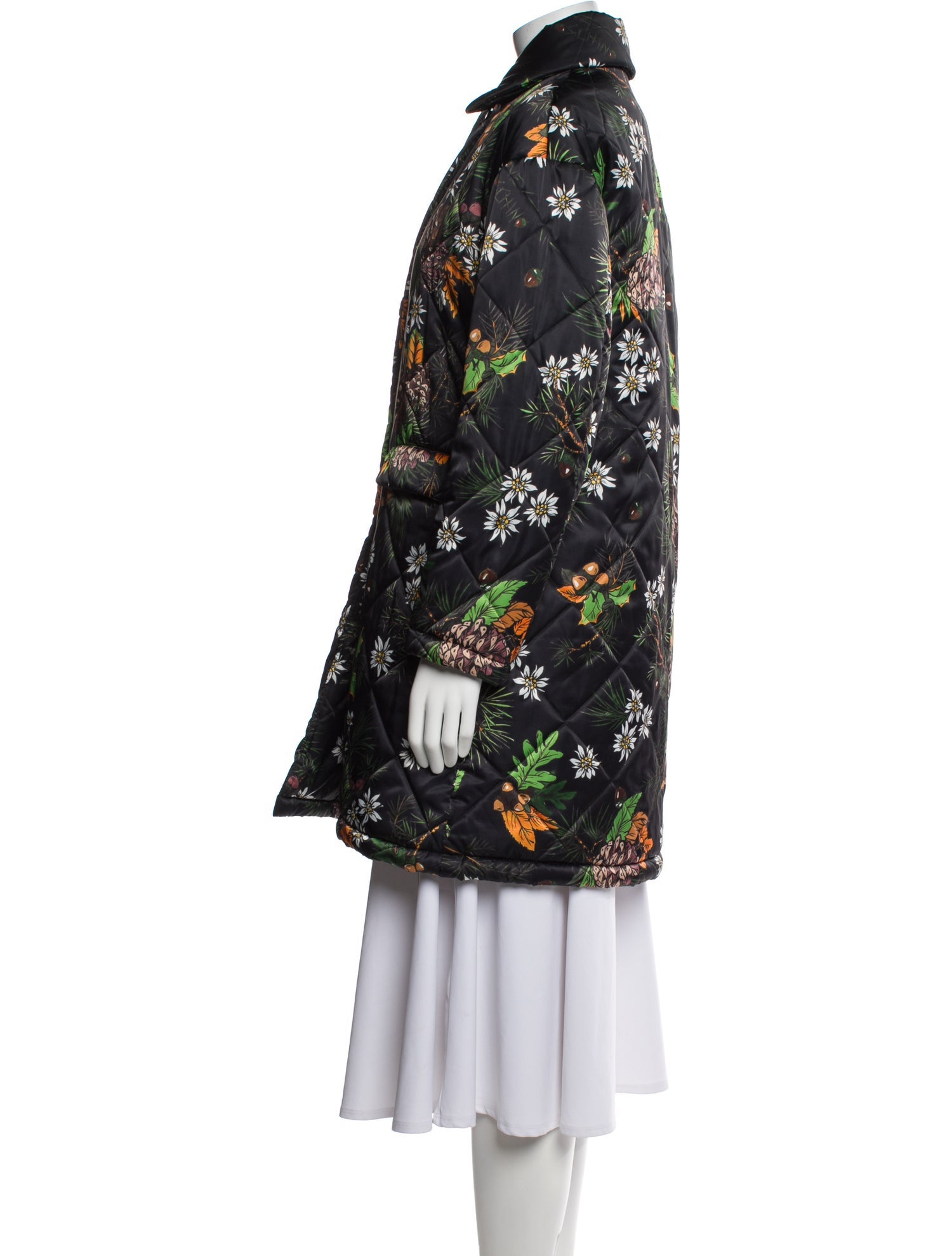 Love Moschino Floral Print Coat