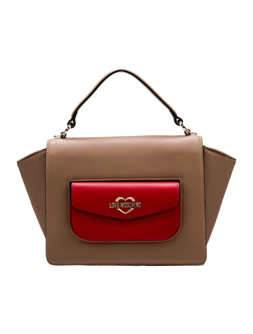Love Moschino Leather Top Handle Bag