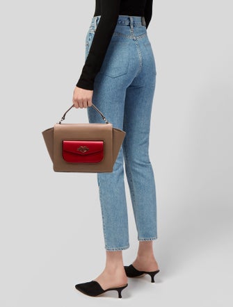 Love Moschino Leather Top Handle Bag