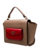 Love Moschino Leather Top Handle Bag