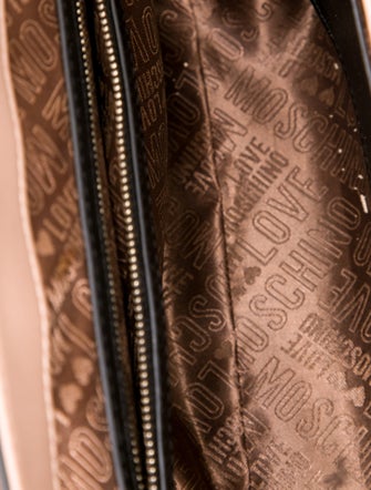 Love Moschino Leather Top Handle Bag