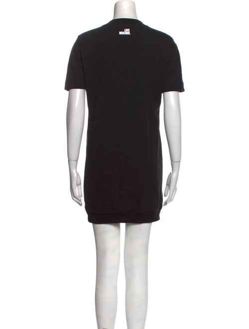 Love Moschino Crew Neck Mini Dress
