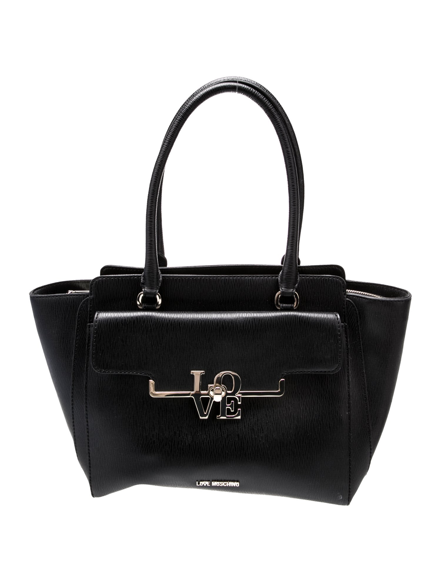 Love Moschino Leather Top Handle Bag