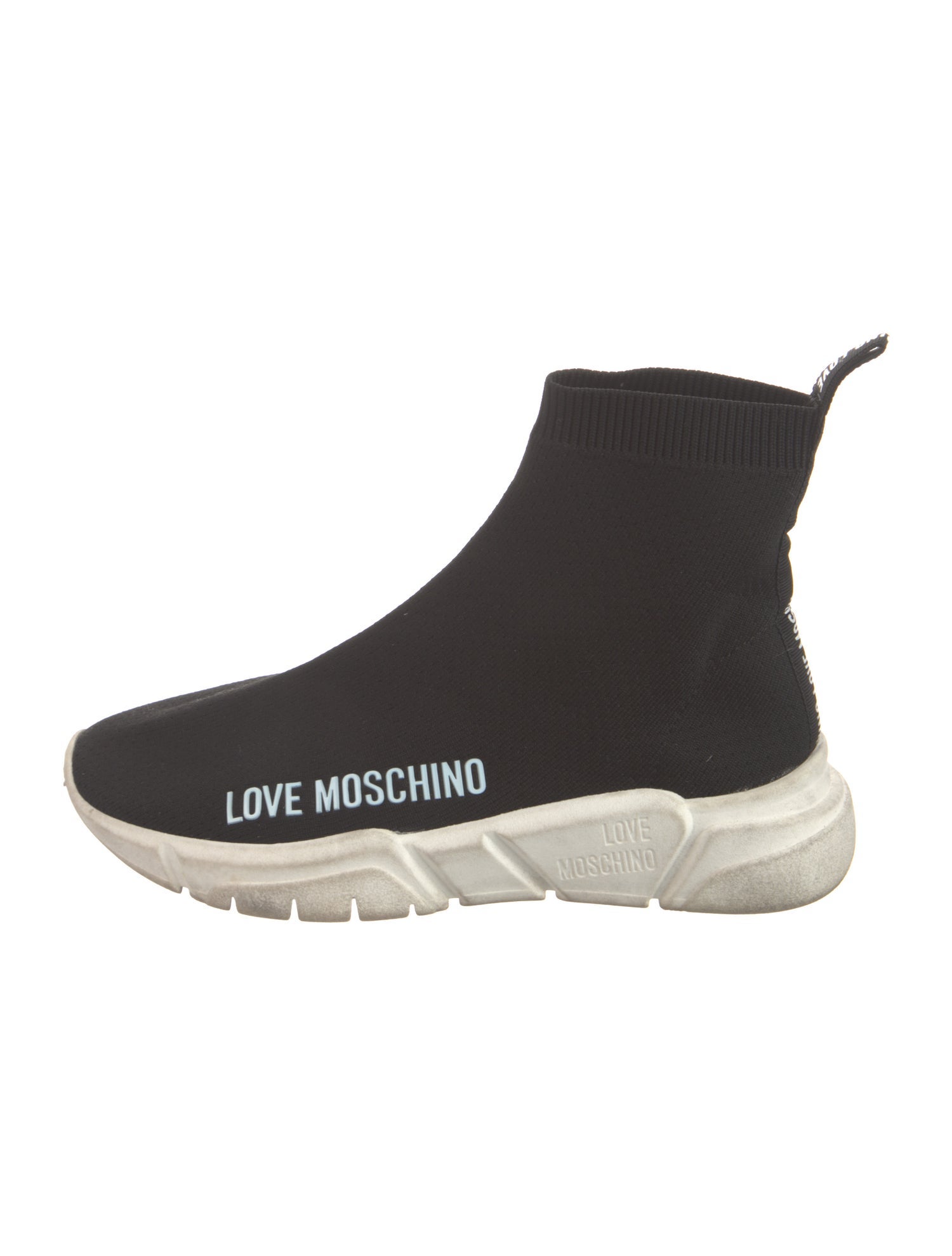 Love Moschino Graphic Print Sock Sneakers