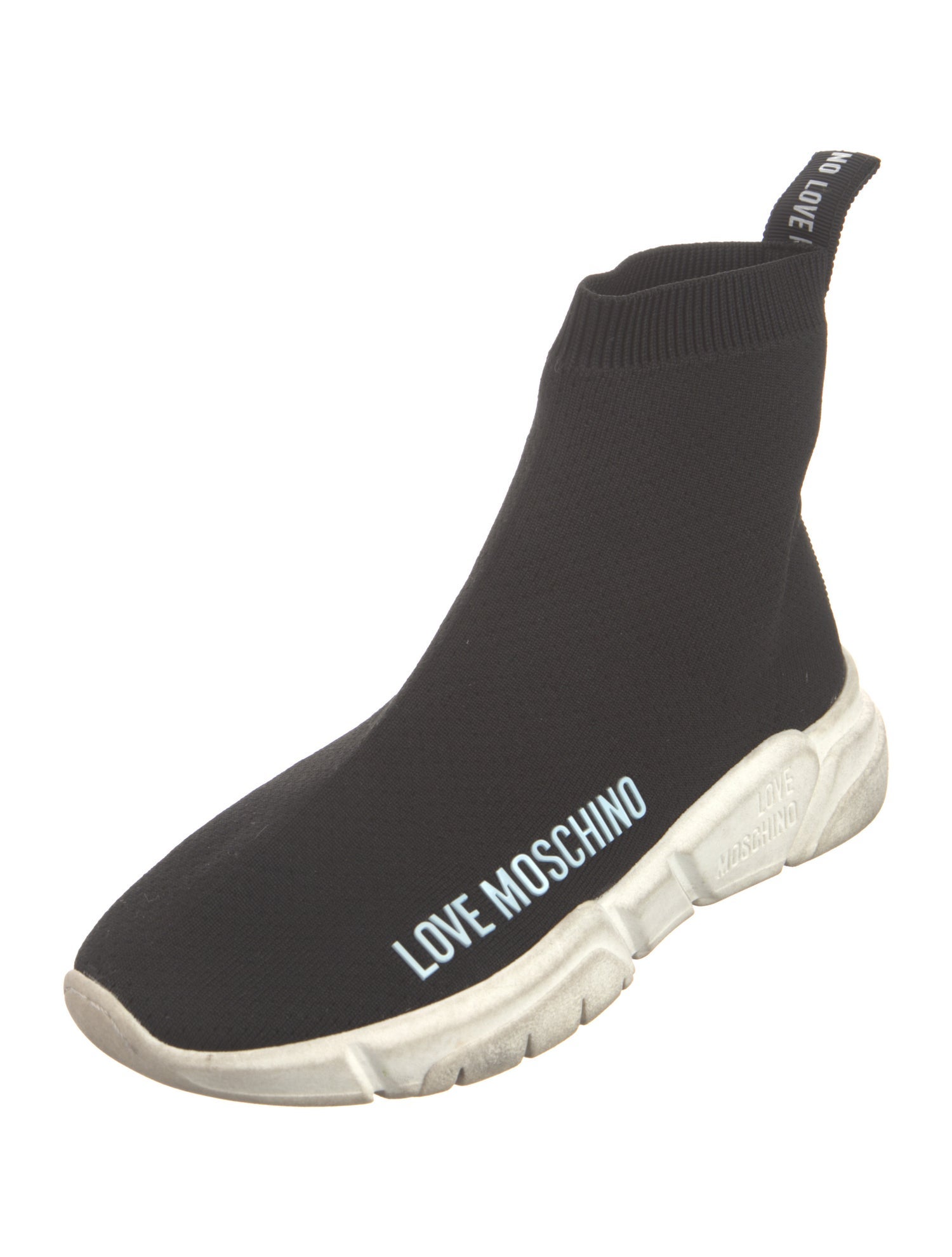 Love Moschino Graphic Print Sock Sneakers