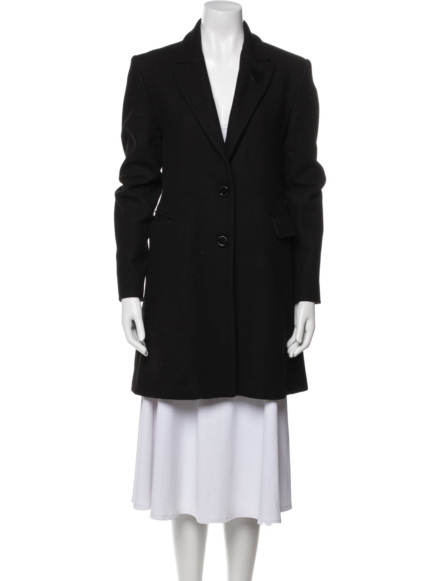 Love Moschino Virgin Wool Peacoat