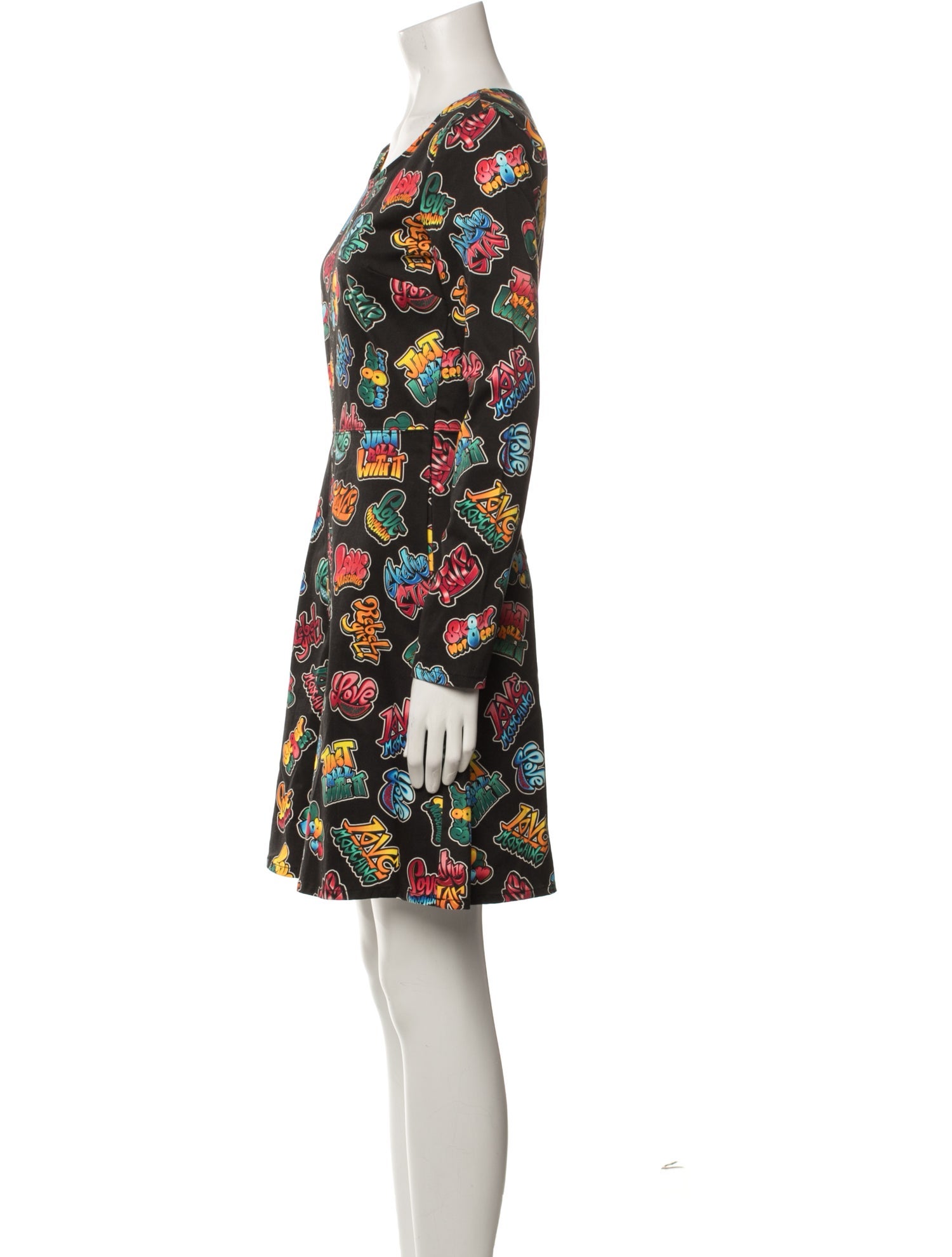 Love Moschino Printed Mini Dress