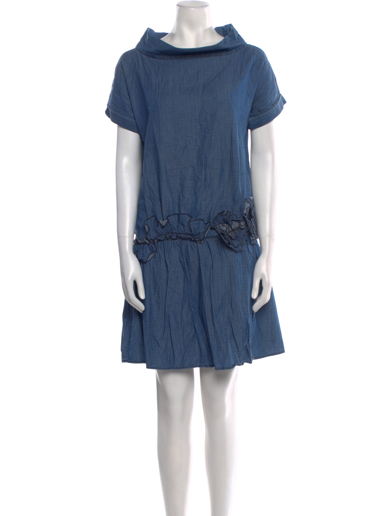 Love Moschino Cowl Neck Mini Dress